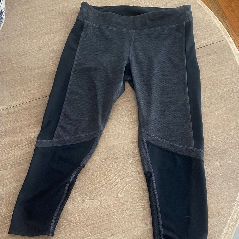 Champion Black & Charcoal womens  althlwtic workout Performance Leggings